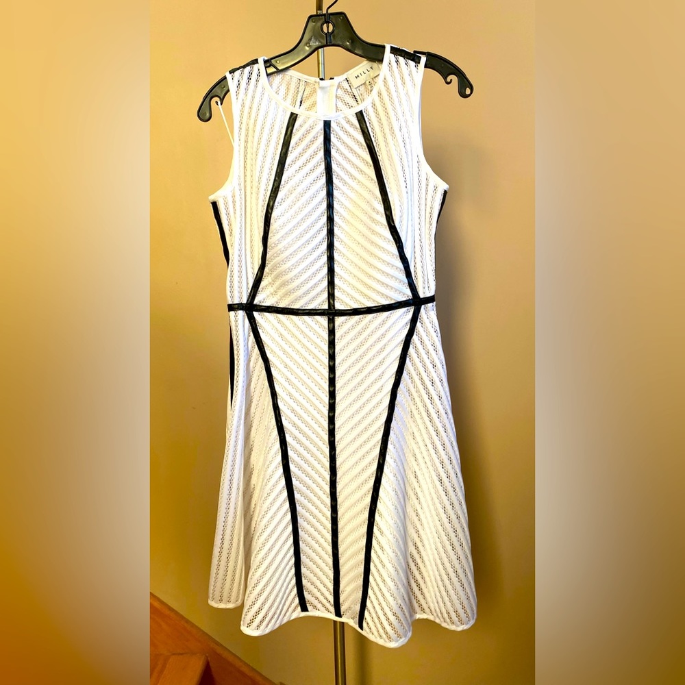 Milly
Knit Architectural-Seam Dress